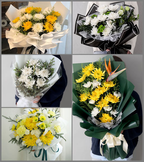 辽宁沈阳苏家屯区王纲街道白事花束代送